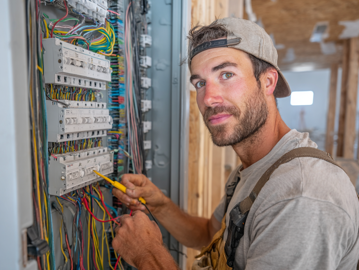 Residential construction planning meeting